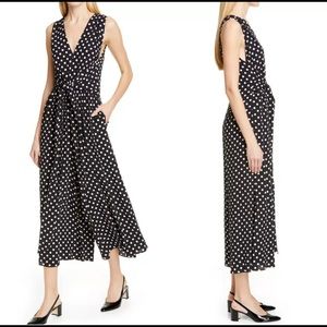 NWT Kate Spade Lia Polka Dot Jumpsuit Size 2